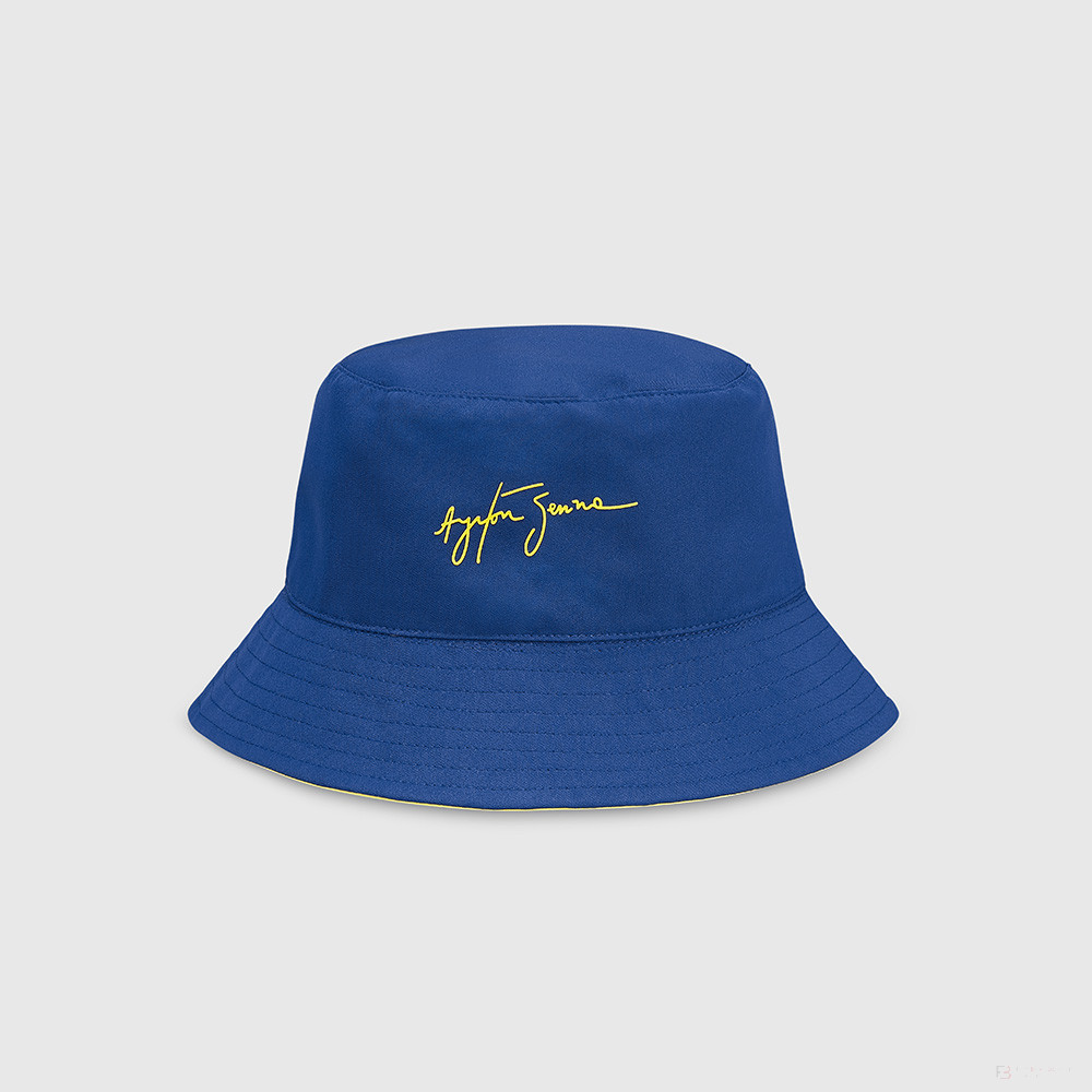 Ayrton Senna Reversible Stripe Bucket Hat | Formula Sports