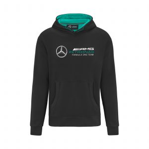 Mercedes AMG Petronas 22/23 Logo Hooded Sweat - Black