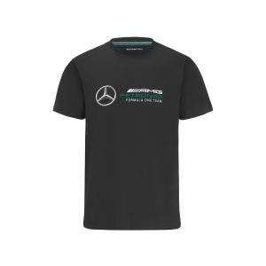 Mercedes AMG Petronas 22/23 Large Logo Tee - Black