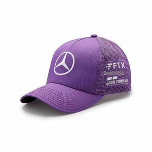 Mercedes AMG Petronas 22 Lewis Hamilton Trucker Cap - Purple