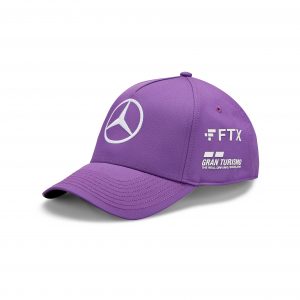 Mercedes AMG Petronas 22 Kids Lewis Hamilton Baseball Cap - Purple