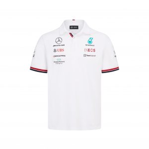 Mercedes AMG Petronas 22 Replica Team Polo - White