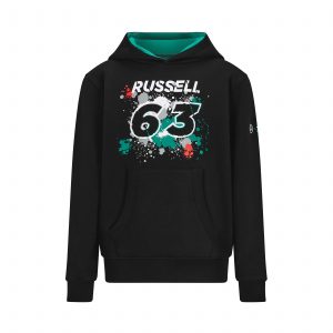 Mercedes AMG Petronas 22 George Russell Hoodie - Black