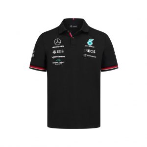 Mercedes AMG Petronas 22 Replica Team Polo - Black