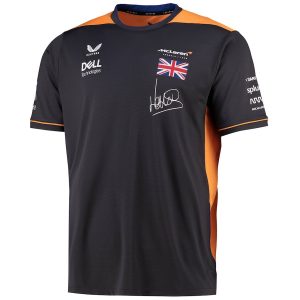 McLaren Castore 22 Lando Norris Drivers Set Up T-Shirt - Grey