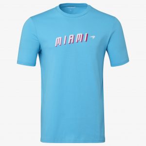 McLaren Castore 22 Mens Miami GP Neon Tee - Vice Blue