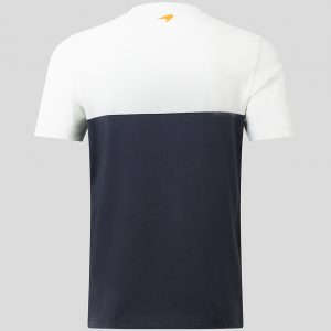 McLaren Gulf 22 Core Printed Stripe Tee Shirt - Snow White