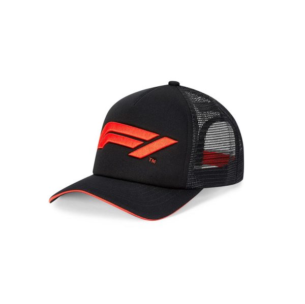 Formula1 F1 Large Logo Trucker Cap - Black