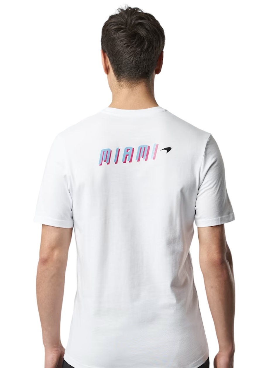 McLAREN JUNIOR MIAMI NEON LOGO T-SHIRT - Castore Silverstone