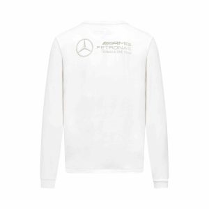 Mercedes AMG Petronas 22/23 Long Sleeve Tee - White