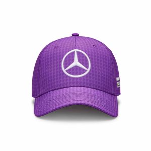 Mercedes AMG Petronas 23 Lewis Hamilton Driver Cap - Purple