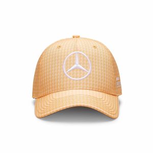 Mercedes AMG Petronas 23 Lewis Hamilton Driver Cap - Peach