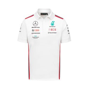 Mercedes AMG Petronas 23 Replica Team Polo - White