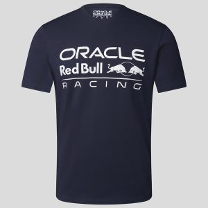 Red Bull Racing Castore 23 Core Large Front Logo Tee - Navy