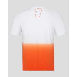 Unisex Castore Max Verstappen White/Orange Red Bull Racing 2023 Driver T-Shirt  