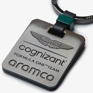 Aston Martin Cognizant F1 23 Team Square Metal Keyring