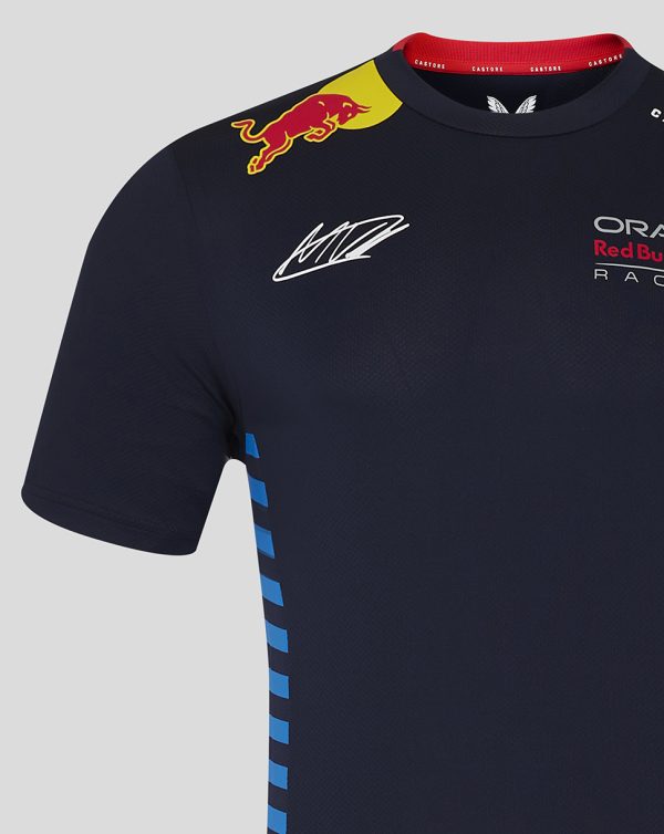 Red Bull Racing Castore 24 Max Verstappen Replica Driver Tee - Image 3