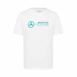 Mercedes AMG Petronas 24 Large Logo Tee - White