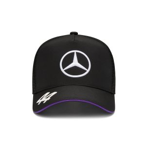 Mercedes AMG Petronas 24 Lewis Hamilton Trucker Cap - Black