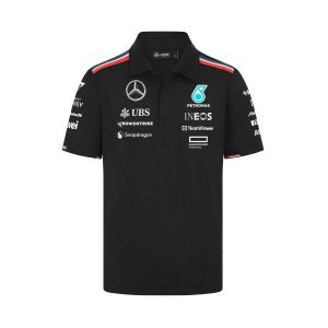 Mercedes AMG Petronas 24 Replica Team Polo - Black