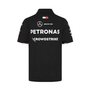 Mercedes AMG Petronas 24 Replica Team Polo - Black