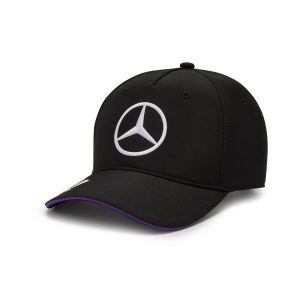 Mercedes AMG Petronas 24 Kids Lewis Hamilton Driver Cap - Black