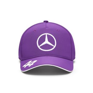 Mercedes AMG Petronas 24 Kids Lewis Hamilton Driver Cap - Purple