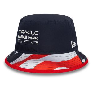 Red Bull Racing New Era 24 USA Race Special Bucket Hat -  Navy