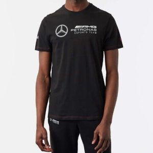 Mercedes Esports New Era 23 Chest Logo Tee - Black