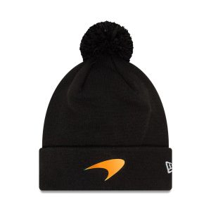 McLaren New Era 24 Iridescent Bobble Beanie - Black