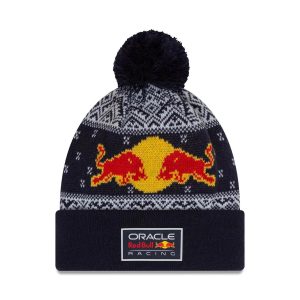 Red Bull Racing New Era 24 Winter Pom Beanie - Navy