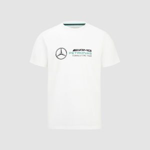 Mercedes AMG Petronas 22/23 Large Logo Tee - White