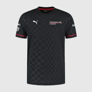Porsche Motorsport 25 Mens Team Tee Shirt  - Black