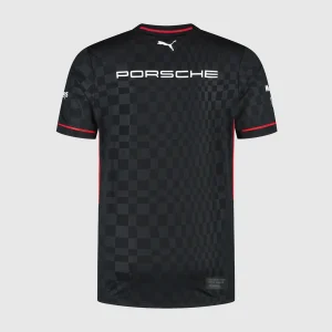 Porsche Motorsport 25 Mens Team Tee Shirt  - Black