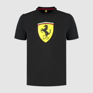 Ferrari Puma 25 Large Shield T-Shirt - Black