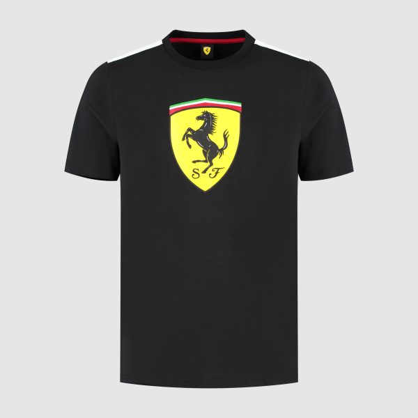 Ferrari Puma 25 Large Shield T-Shirt - Black