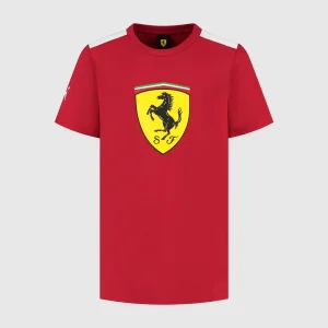 Ferrari Puma 25 Large Shield T-Shirt - Red