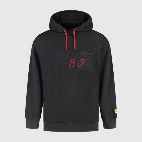 Ferrari Puma 25 Graphic Hoodie - Black