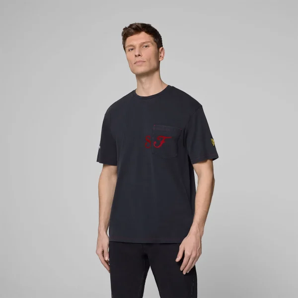 Ferrari Puma 25 Mens Graphic Tee  - Black - Image 3