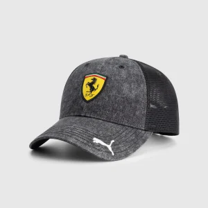 Ferrari Puma 25 Trucker Cap - Black