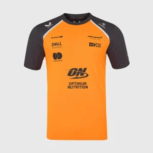 McLaren Castore 25 Team Set Up T-Shirt - Papaya
