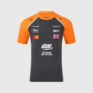 McLaren Castore 25 Lando Norris Drivers Set Up T-Shirt - Phantom Grey
