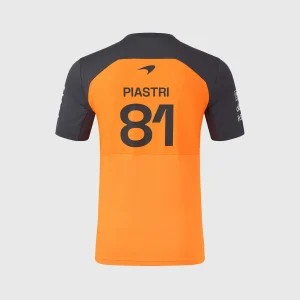McLaren Castore 25 Oscar Piastri Drivers Set Up T-Shirt - Papaya