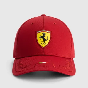 Ferrari Puma 25 Italian Baseball Cap - Red