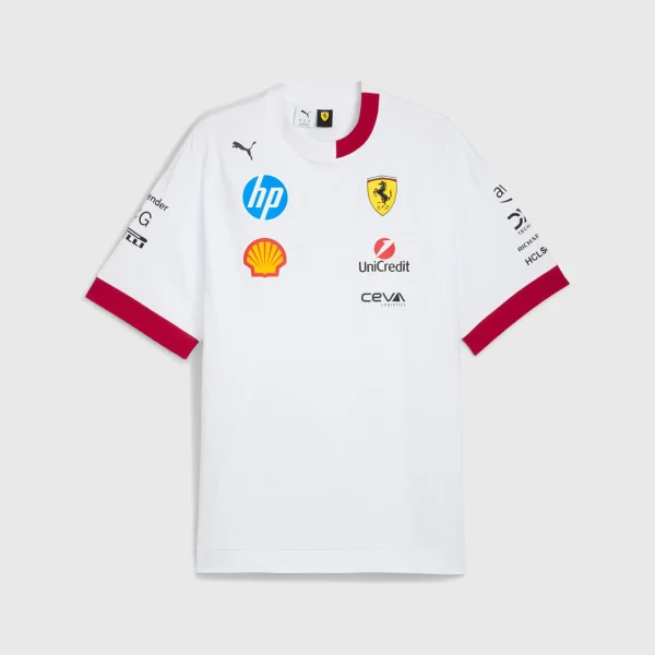 Ferrari Puma 25 Driver's Oversized T-Shirt - White