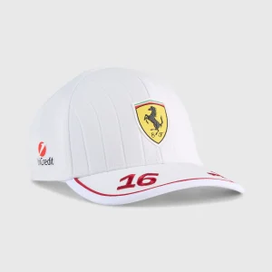 Ferrari Puma 25 Charles Leclerc Cap - White