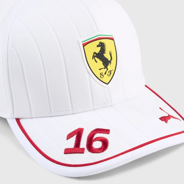 Ferrari Puma 25 Charles Leclerc Cap - White - Image 3