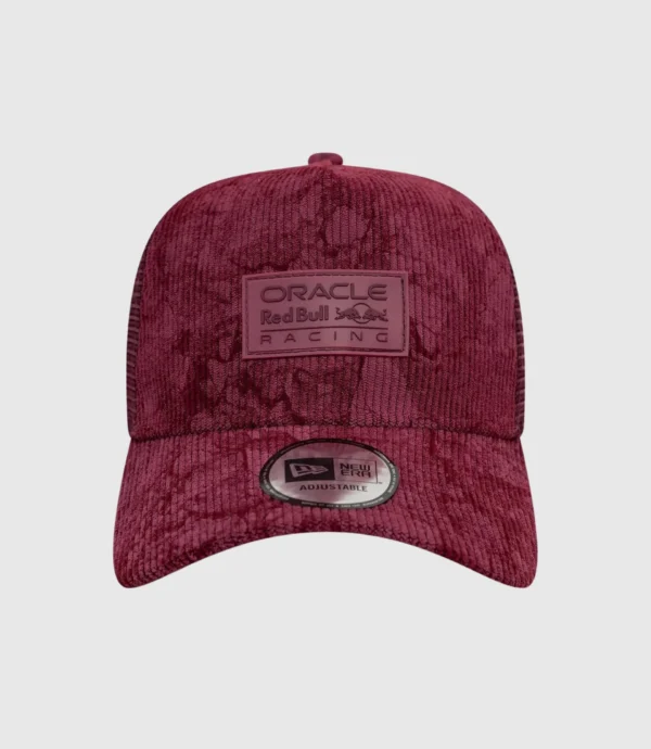 Red Bull Racing New Era 25 Cord E-Frame Trucker Cap - Red - Image 2