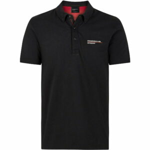Porsche Motorsport Men's Logo Polo - Black