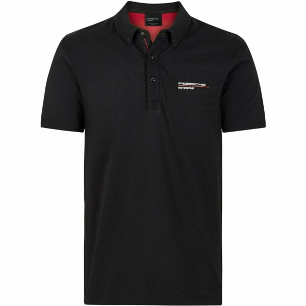 Porsche Motorsport Men's Logo Polo - Black